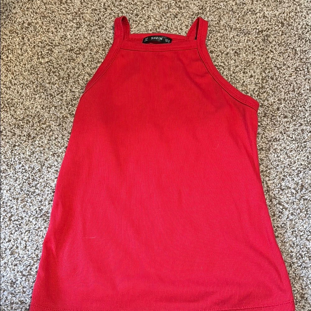 SHEIN Red Women's Tank Top